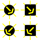feu affectation des voies jaunes