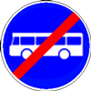 panneau fin obligation voie de bus