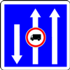 panneau voie interdite aux véhicules de transport de marchandises