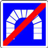 panneau sortie de tunnel