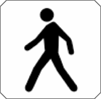 panonceau pour les piétons