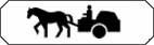 panonceau véhicules à traction animale